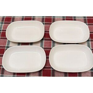 4 Delta Airlines Serving Plates Pfaltzgraff Dish USA Side Kick Snack Tray Dish